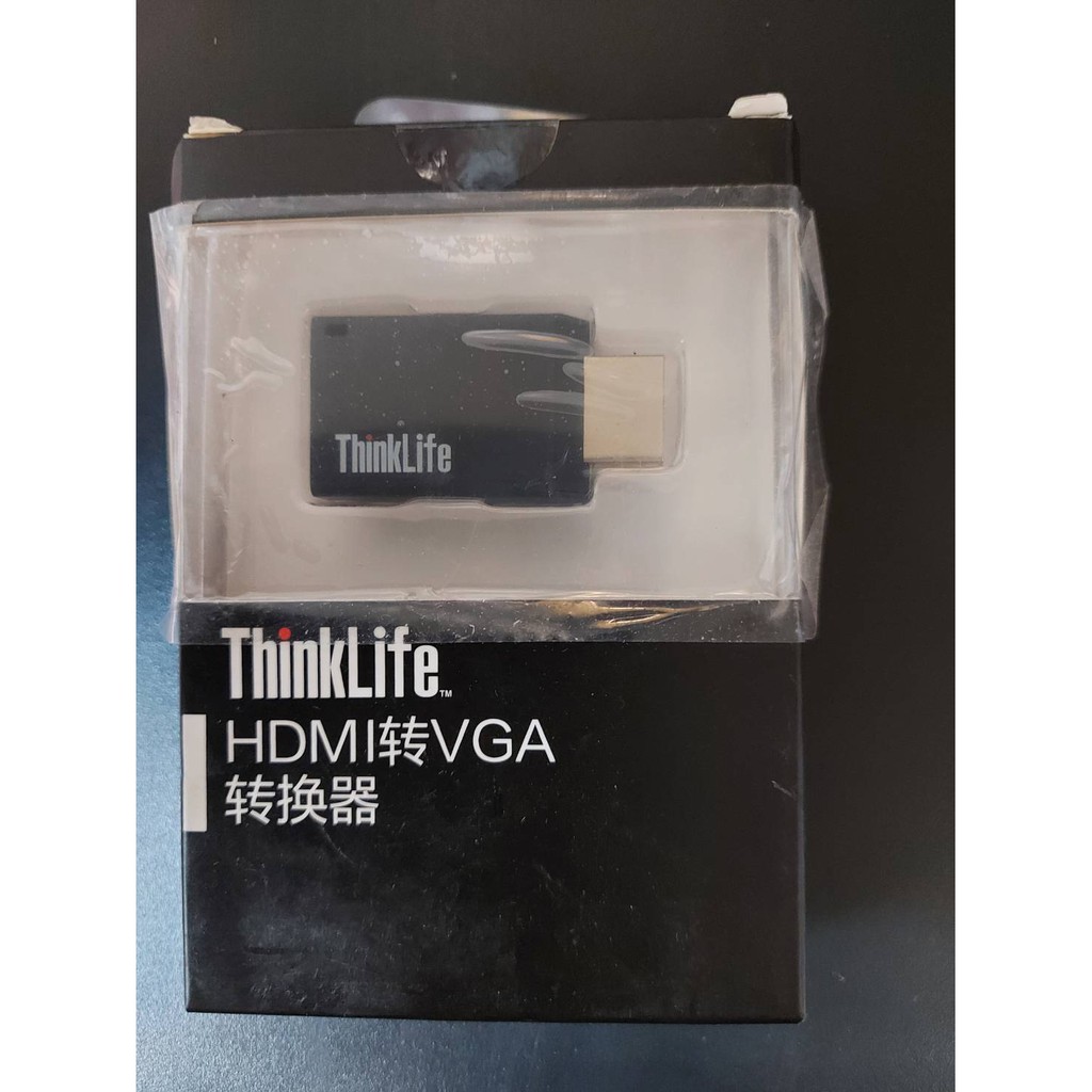 聯想 ThinkLife HDMI轉VGA轉接頭 4X90Q17287