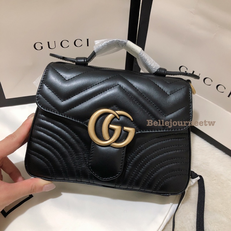 法國代購 Gucci GG Mormont mini top handle bag  小款手提肩背包 小書包💗🇫🇷