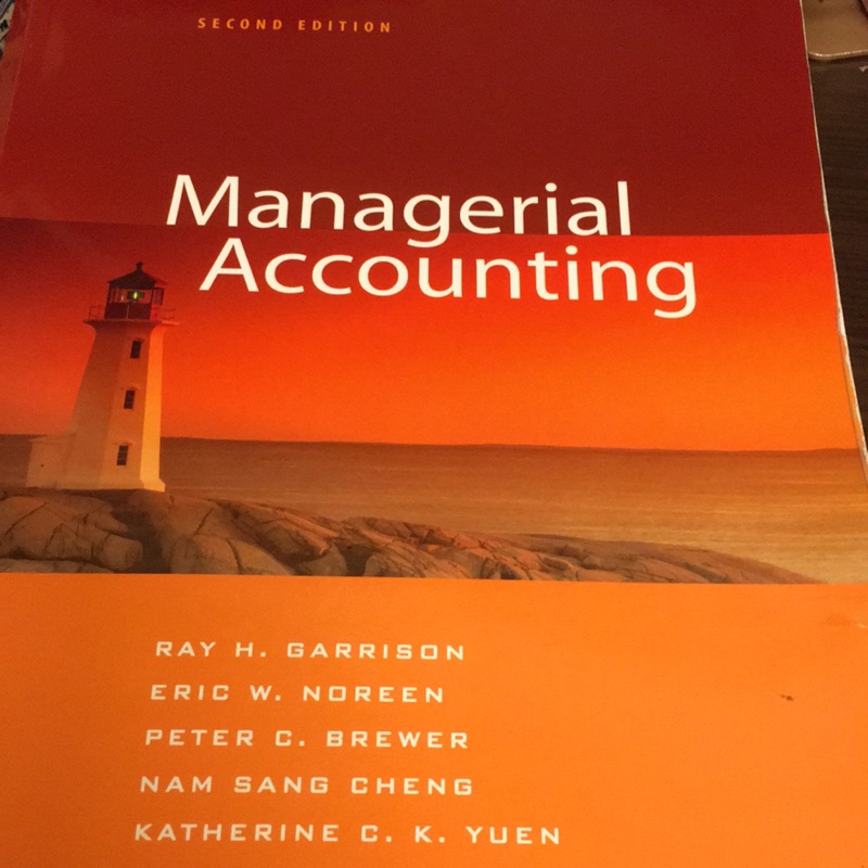 Managerial Accounting 管理會計