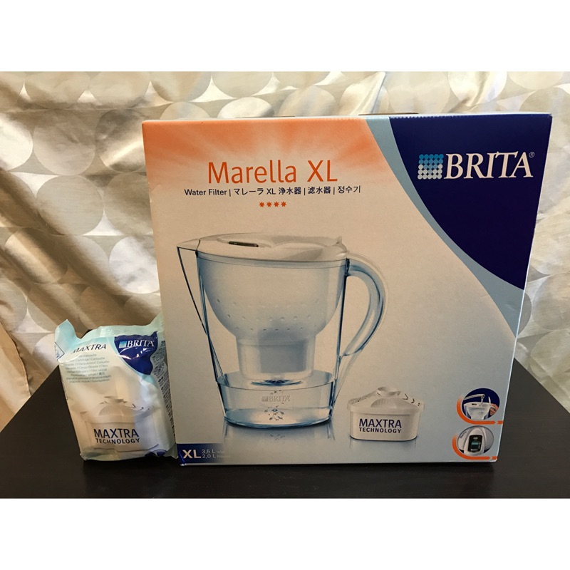 德國BRITA濾水壺 3.5公升 全新 Marella 馬利拉 附加一個全新濾芯