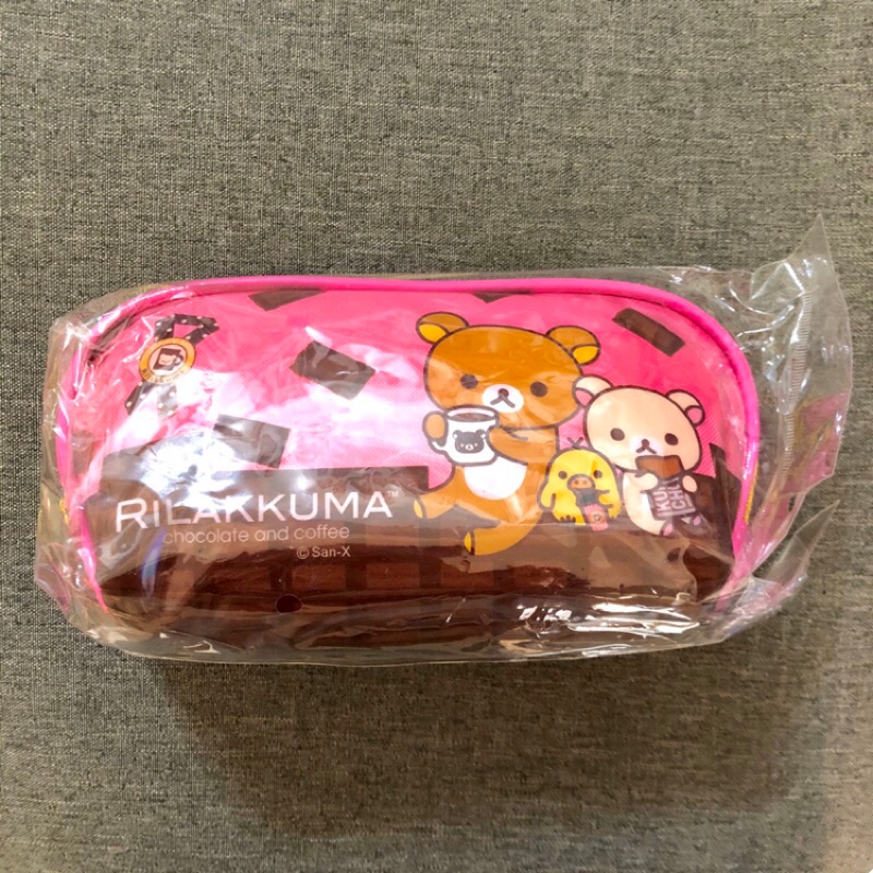 ⚠️實品圖⚠️現貨 rilakkuma 拉拉熊 懶懶熊 大容量筆袋  化妝包