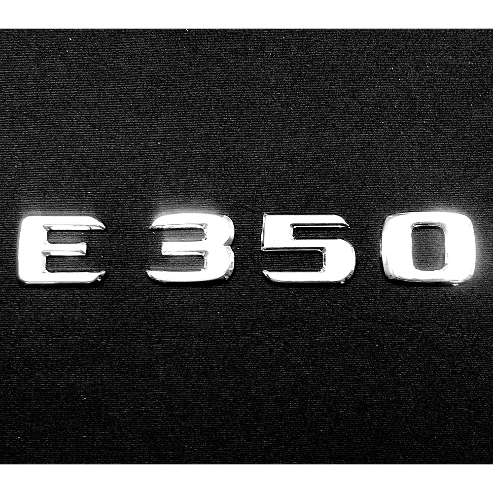 圓夢工廠 Benz 賓士 E W210 W211 E350 後車箱 尾門 鍍鉻 車型車標 字貼 字標 同原廠款式