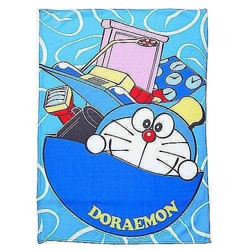 Doraemon 哆啦A夢刷毛毯 懶人毯 冷氣毯 保暖毯