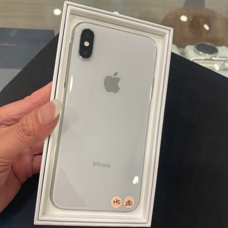 二手機 iPhone X 256g 銀 無臉變 9成新