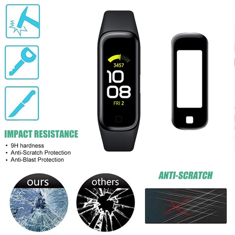 Image of 三星 Galaxy Fit 2 保护贴 保护膜 3D 全屏覆蓋 galaxy watch fit2 手表保护 屏幕保護貼 #6