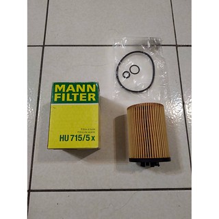 BMW E60 E63 E64 645i X5 N62 德國MANN 機油濾心 機油芯 HU715/5X