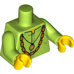 【樂高大補帖】LEGO 樂高 萊姆綠色 吹蛇人【6097564/88585/973pb1874c01/71008】