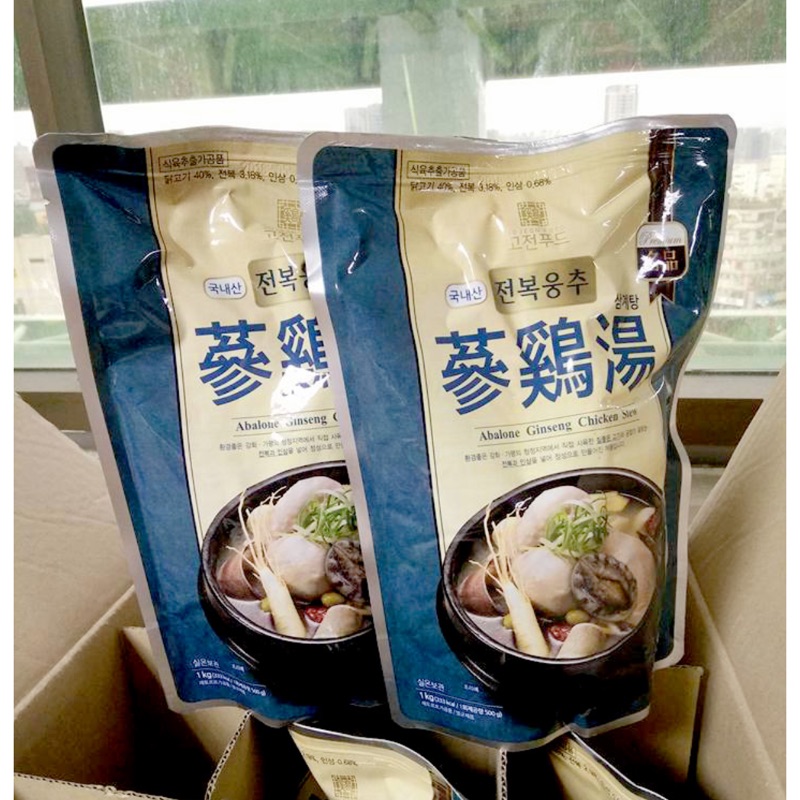 韓國 名品 海味鮑魚人蔘雞湯/1kg