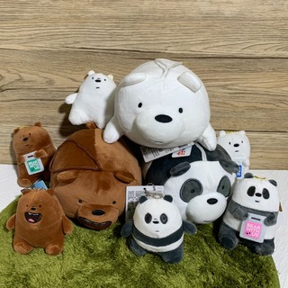 正版授權We Bare bears熊熊遇見你吊飾掛飾娃娃玩偶