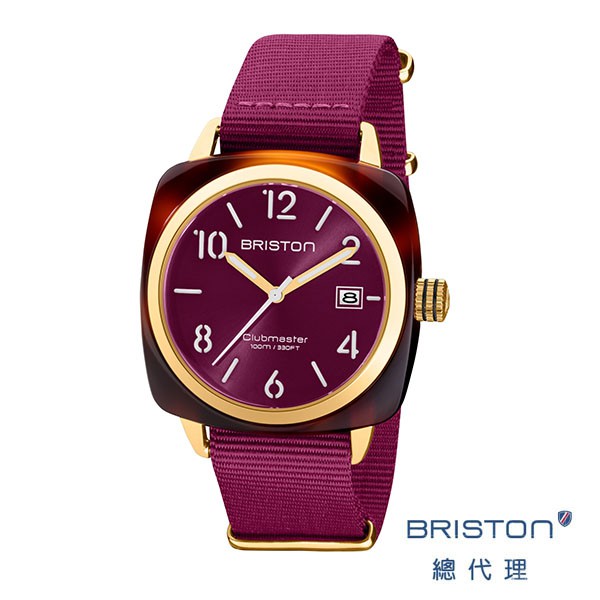 BRISTON 手工方糖錶 折射光感 無眼 優雅紫 方糖錶 時尚百搭 女錶 手錶 男錶 7185