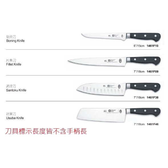 【大正餐具批發】六協 西式刀具 口金系列 剔骨刀 片魚刀 調理刀 蔬果刀