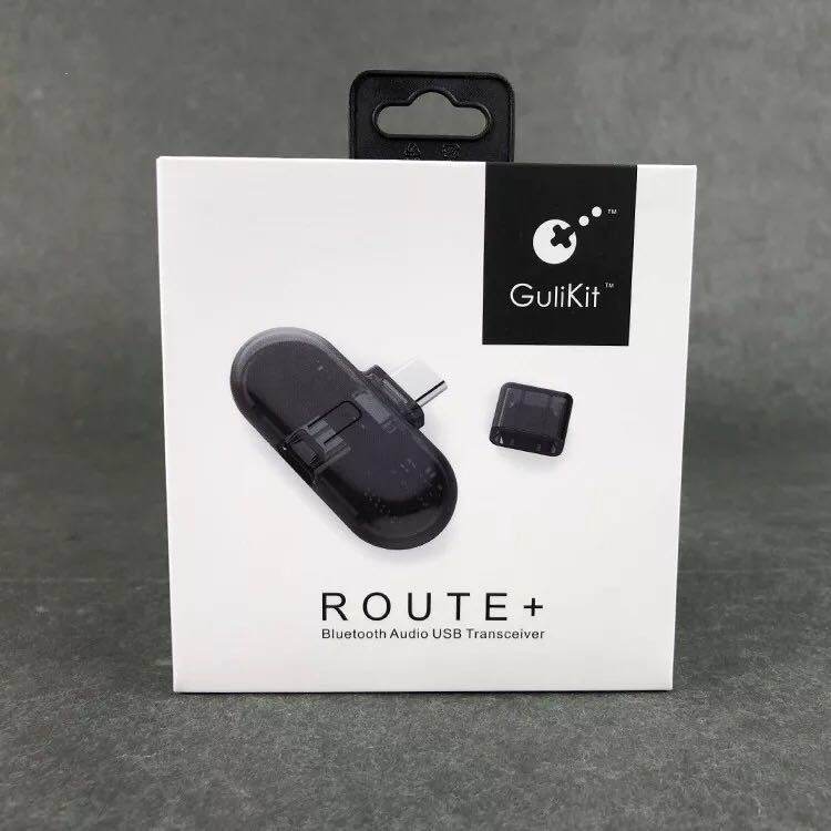 Switch周邊NS 谷粒Gulikit Route+ Bluetooth AudioUSB藍牙音訊傳輸裝藍芽耳機接收器