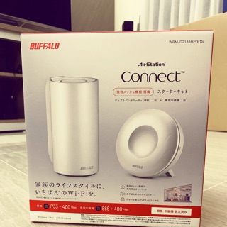 巴比祿 mesh網絡 Wi-Fi 無線路由器 無線分享器 Buffalo Connect（日本攜回）