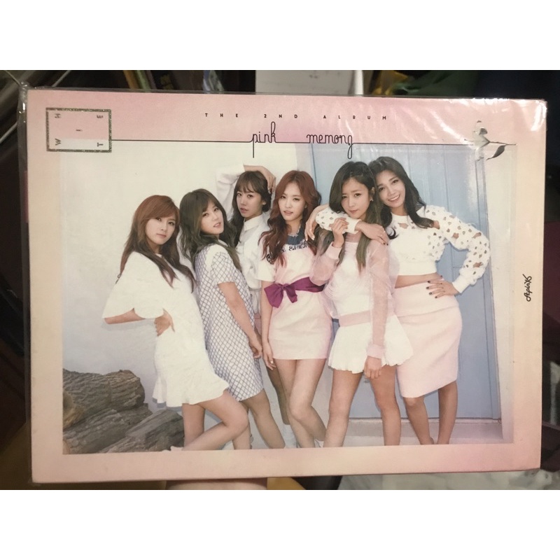 Apink pink memery white red 空專