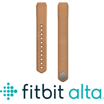 Fitbit 百變專用手環帶 Fitbit Alta 皮革手環帶 (灰黑 / 棕 / 淺粉)