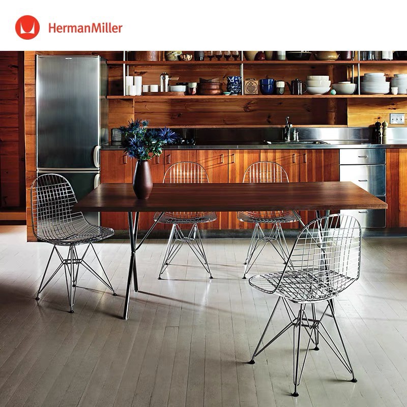代購服務 Herman Miller Eames 鋼絲 座椅 餐椅 室內家用現代簡約 可面交