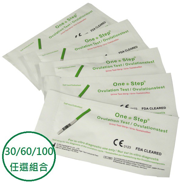 "免運"小綠One step排卵快速檢測試紙粗版3.5mm