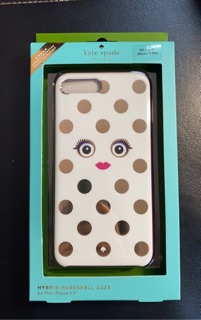 『轉售免運』【Kate Spade 】玫瑰花/大眼系列 iPhone 7/8Plus 5.5吋 保護殼