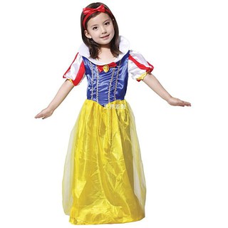 現貨台灣-萬聖節服飾,白雪公主服裝/公主服裝,兒童變裝服-俏麗雪白公主