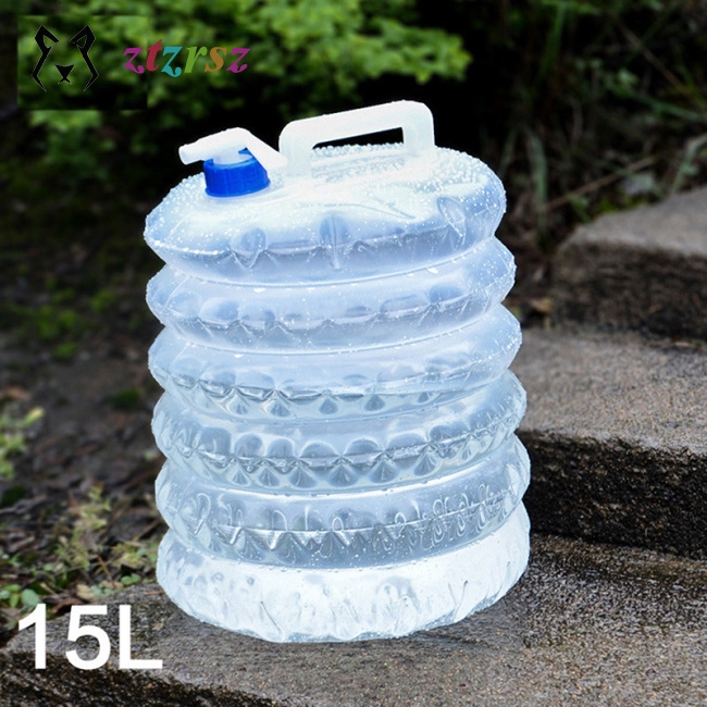 5l 10l 15l戶外折疊式可折疊水容器野營應急生存水存儲露營 蝦皮購物
