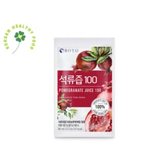 韓國 BOTO紅石榴 野櫻莓石榴汁 美妍飲 石榴汁 紅石榴 石榴飲 80ml x 10pcs