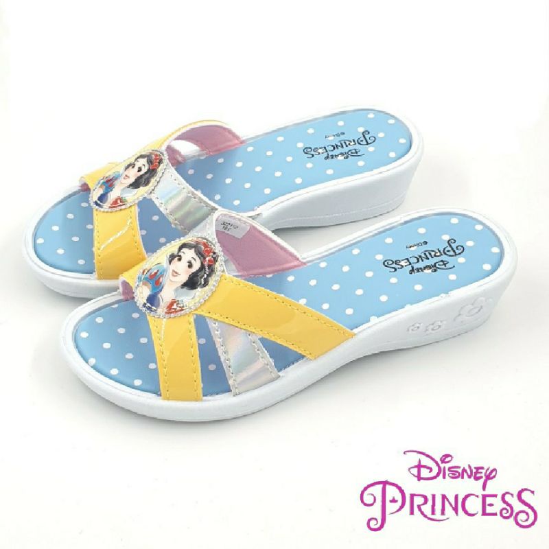 【MEI LAN】迪士尼 Disney 公主系列 白雪公主 貝兒 樂佩 經典氣質 拖鞋 台灣製 2112 藍另有黃、紫色