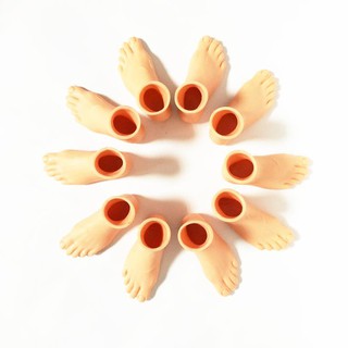 Archie McPhee TEN FINGER FEET LIGHT SKIN TONE 玩具