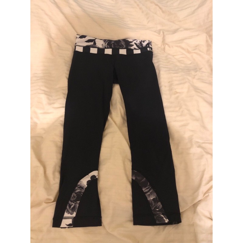 Lululemon 瑜珈七分褲 二手 Size 4 Yoga Capri Pants