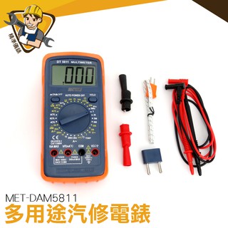 交直流電壓 溫度測量 操作簡單 點火角 閉合角 MET-DAM5811 多用電錶