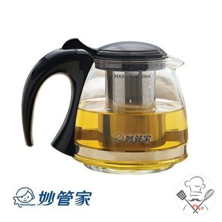 妙管家泡茶壺800cc 咖啡壺 沖茶壺玻璃壺 茶具 花茶壺 HKP-082B