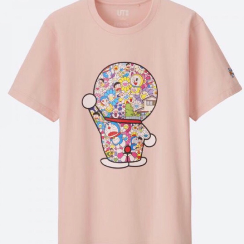【RG】Uniqlo 村上隆x多啦A夢 粉色T-shirts