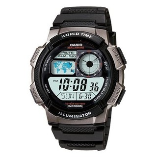 【CASIO】卡西歐大字幕多功能防水電子錶 AE-1000W AE-1000W-1B 宏崑時計 台灣卡西歐保固一年