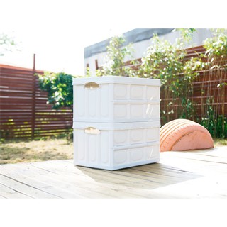 帶木板折疊收納箱 露營收納箱 代替RV桶 收納折疊箱 露營置物箱