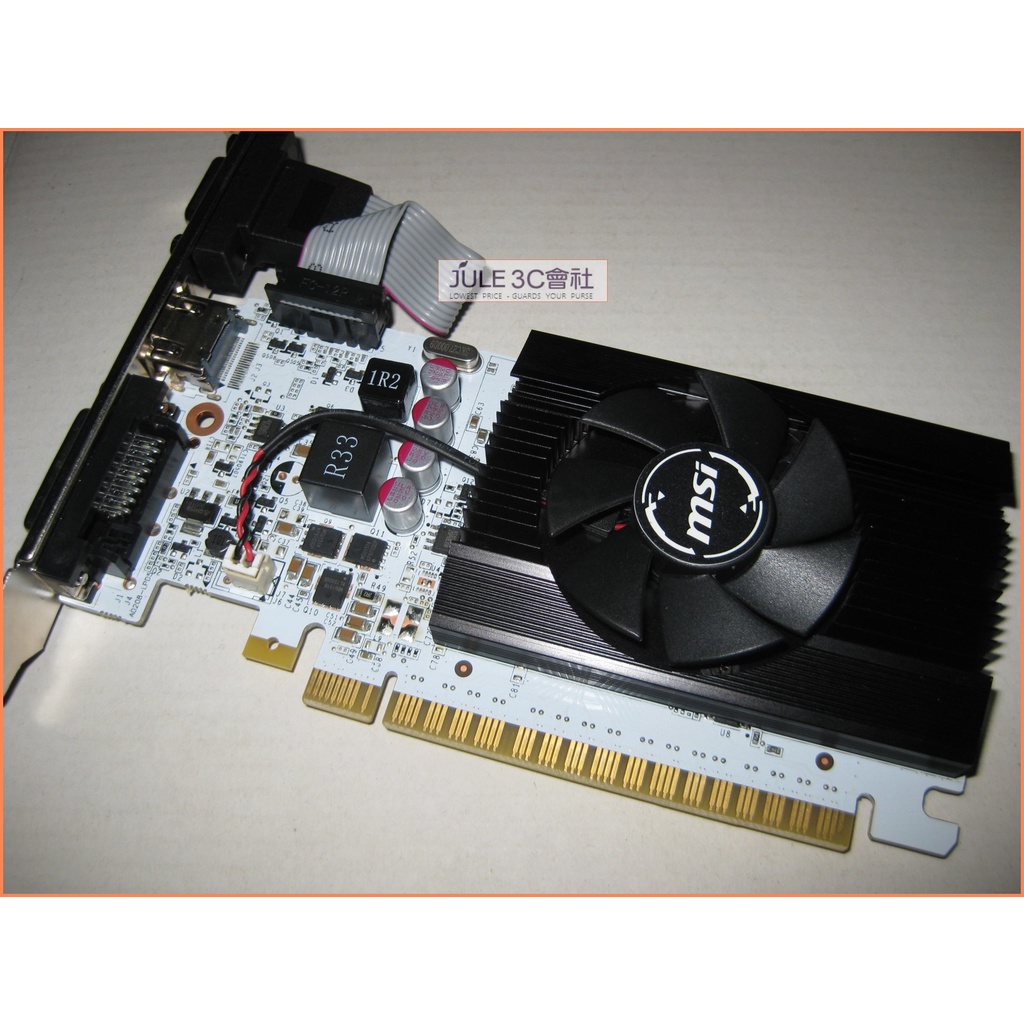 JULE 3C會社-微星MSI N730K-2GD5LP/OCV1 GT730/2G/DDR5/雪精靈/全新庫存 顯示卡