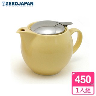 ZERO JAPAN 典藏陶瓷不鏽鋼蓋壺(香蕉黃)450cc