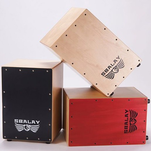 Sbalay木箱鼓SCJ-2 木箱鼓 台灣品牌 附雙肩背袋 原木黑紅三色可選 Cajon - 【他,在旅行】