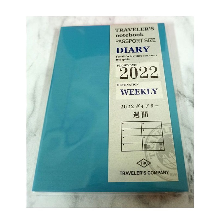 TRC Traveler’s Notebook 2022 PA手帳補充包 #週間WEEKLY (全新)
