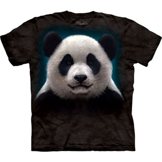 【現貨】【摩達客】美國進口The Mountain 熊貓頭 純棉環保短袖T恤