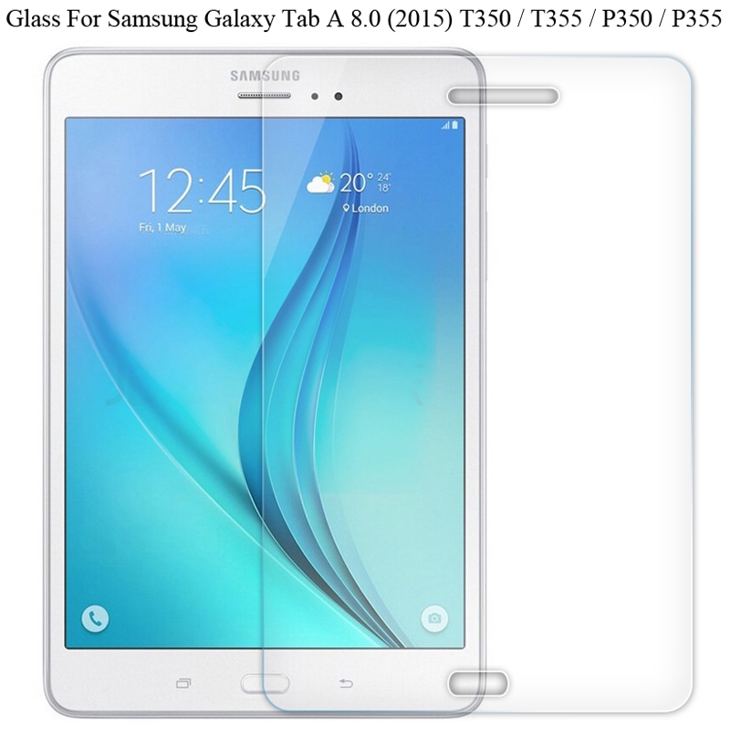 SAMSUNG 適用於三星 Galaxy Tab A 8.0 2015 鋼化玻璃屏幕保護膜 A6 8 英寸 SM-T35