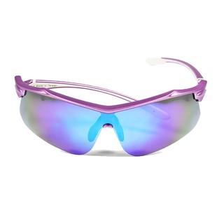 POLARS DESIGN 運動太陽眼鏡 時尚 鍍彩藍/抗UV400 包覆性佳 砂紫色