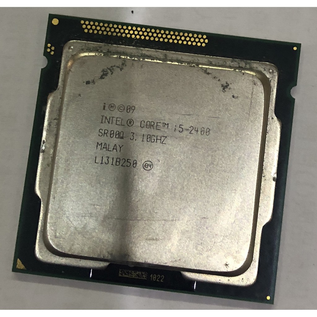 二手良品 intel cpu i5 2400 lag 1155 四核心 處理器