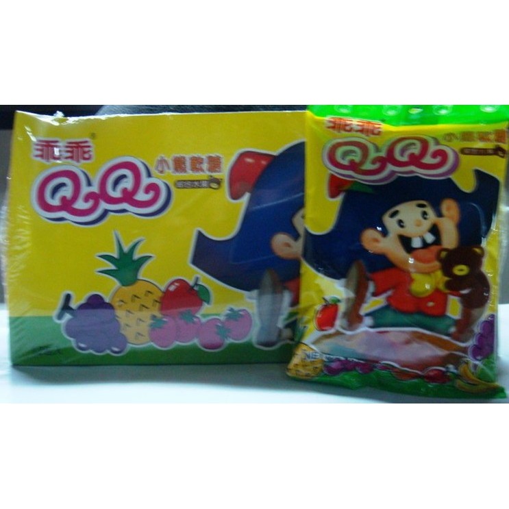 乖乖 QQ 小熊軟糖 綜合水果 QQ軟糖 水果QQ軟糖 (12入/盒)