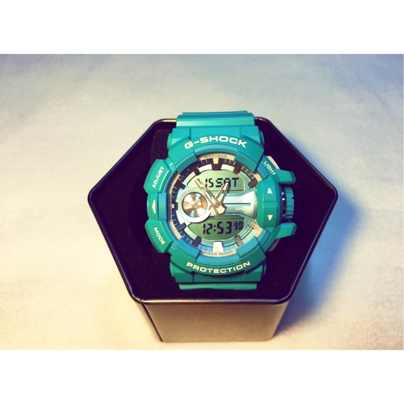 G-SHOCK 湖水綠 GA-400A-2ADR