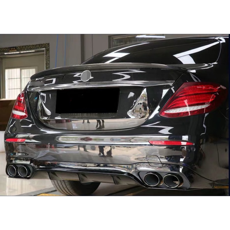 SPY國際 賓士 M.Benz W213 AMG 升級 E53 後下巴 四出圓管