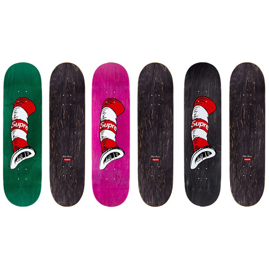 【紐約范特西】預購 Supreme FW18 Cat in the Hat Skateboard 滑板 三色