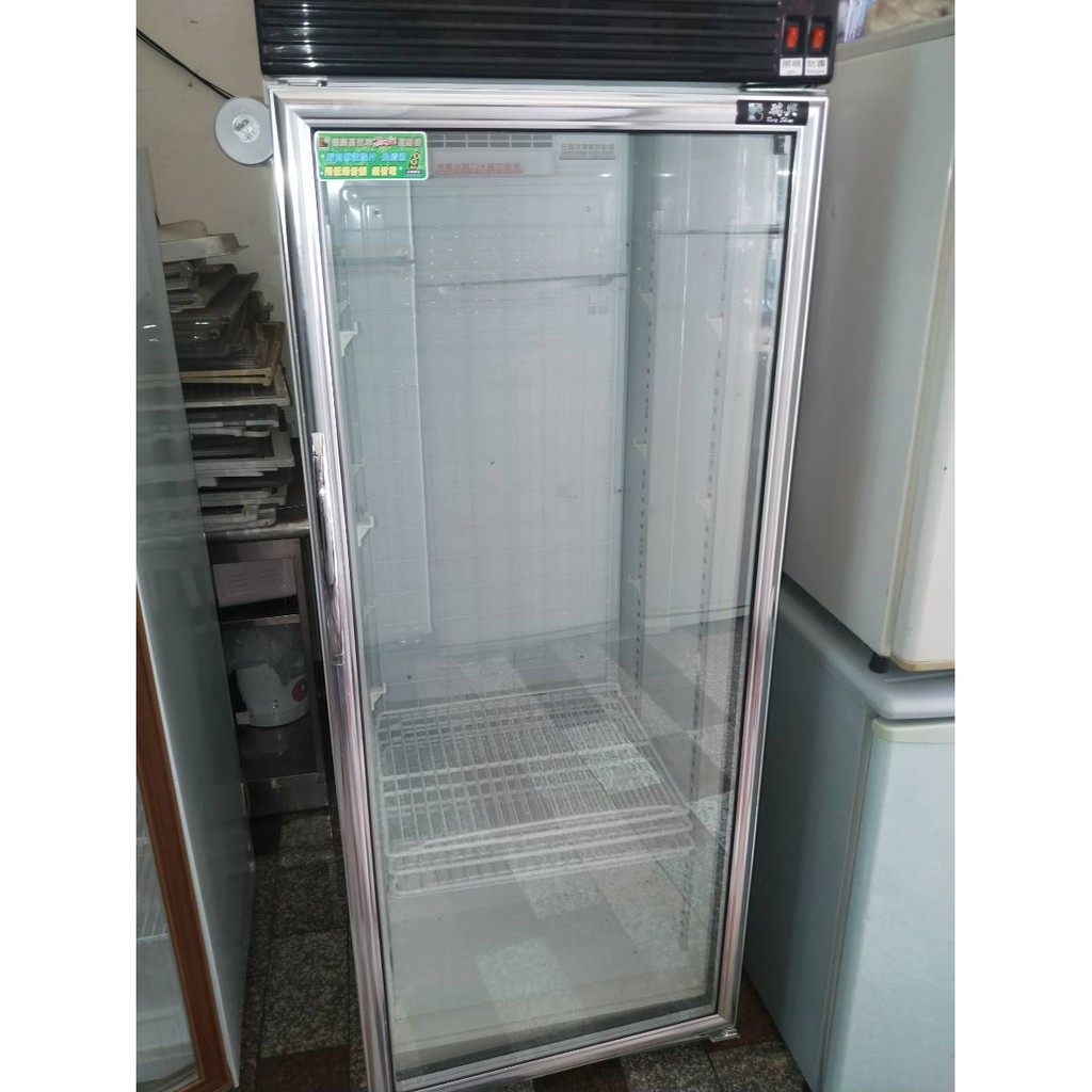 {全新}瑞興 320L單門冷藏展示冰箱/直立式玻璃櫃.飲料櫃
