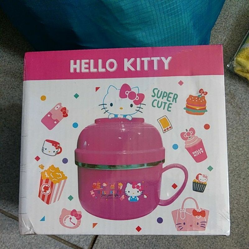 正版 凱蒂貓 Hello Kitty 快餐保溫 便當盒 KT 45th