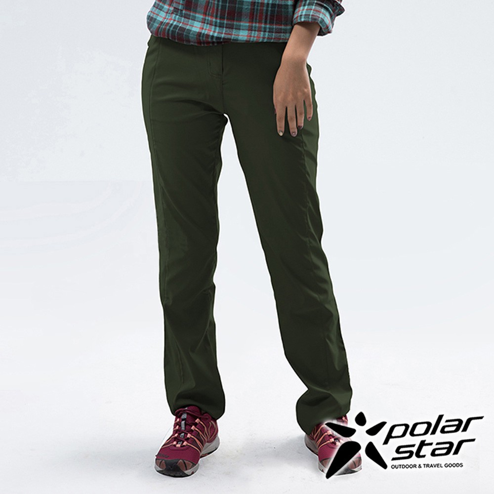PolarStar 女 Soft Shell保暖褲『橄欖綠』P18416