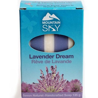 (賠本出清)加拿大原裝進口Mountain SKY手工精油潔顏皂 洗澡洗臉(薰衣草) 135g 類似布朗博士.伍斯博士