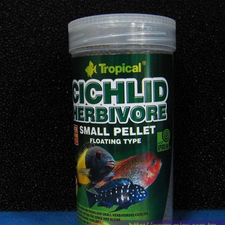 【西高地水族坊】Tropical德比克 藻食性慈鯛揚色顆粒飼料250ml